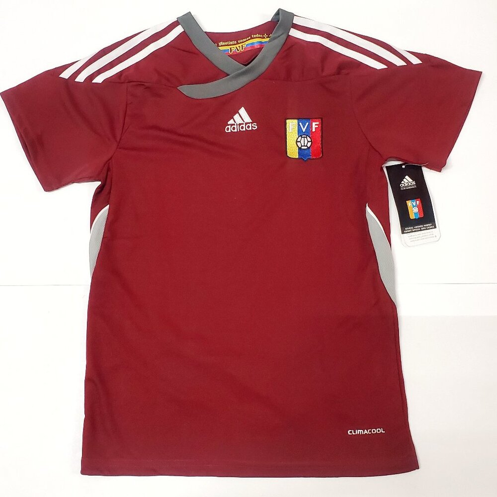Adidas Venezuelan Baseball Team Shirt  "La Vino Tinto  (New with tag)